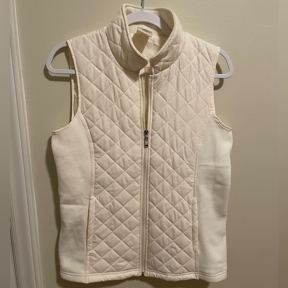 Zip-Up Quilted Vest